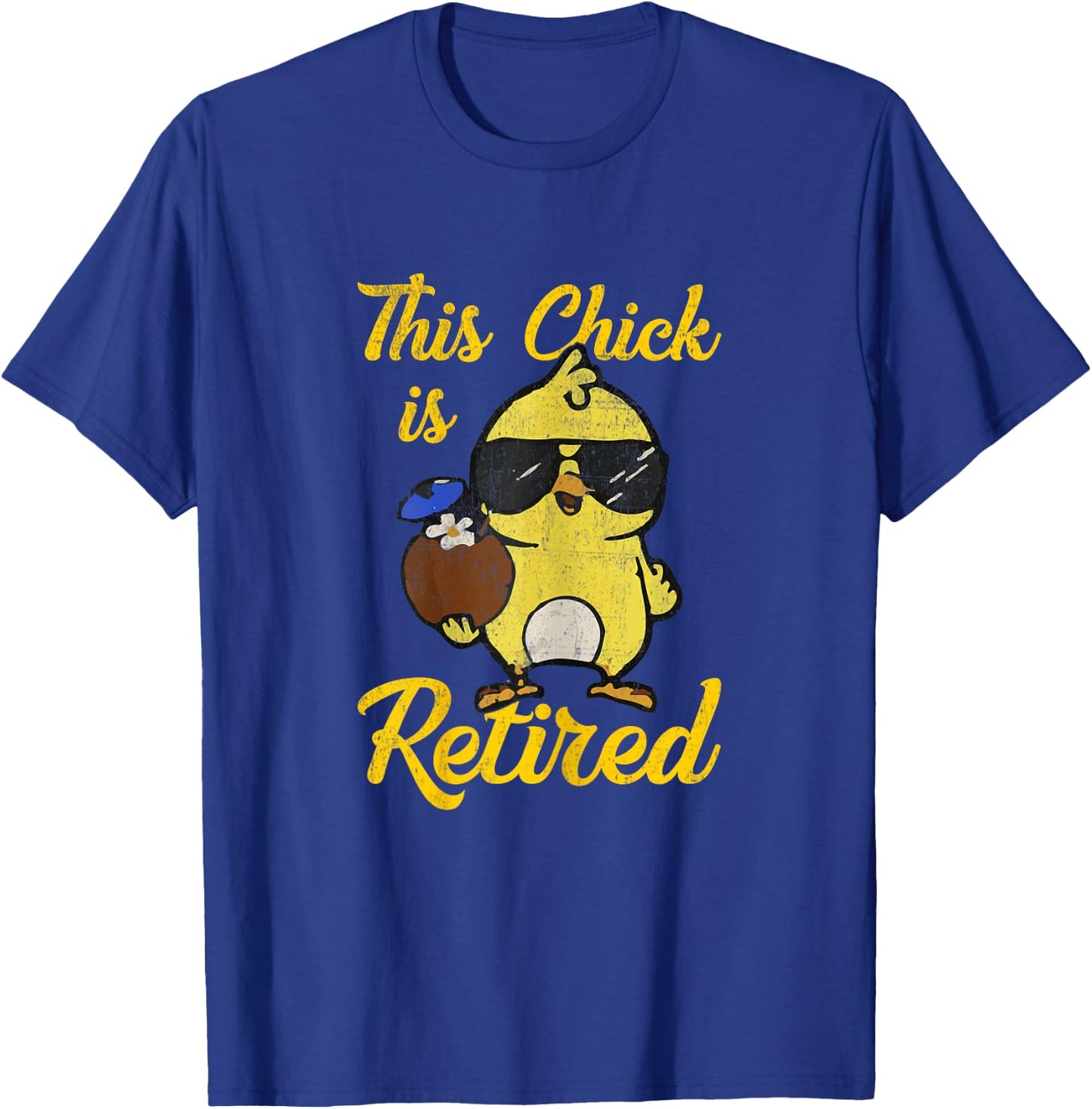 Retired Women - Funny Retirement T-Shirt - T-Shirt | Royal