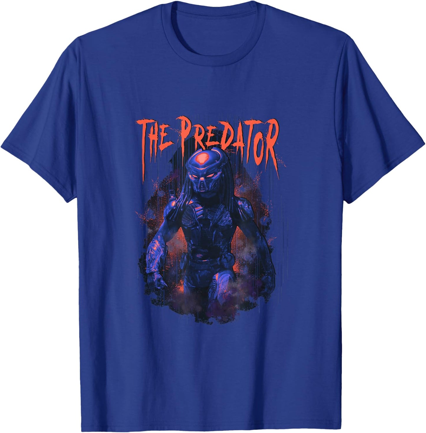Aliens The Predator Iconic Epic Walking Big Chest Poster T-Shirt - T-Shirt | Royal