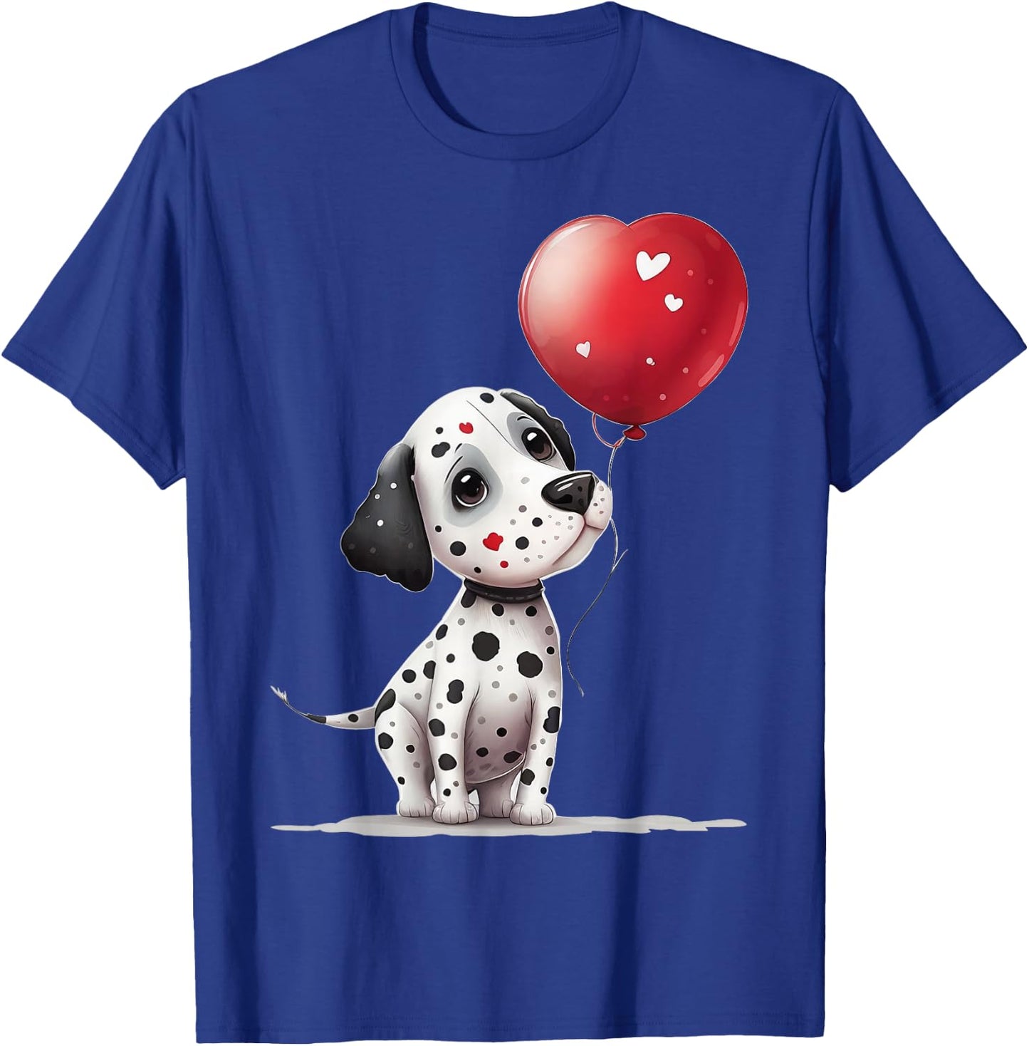 Dalmatian Love Heart for Valentines Day on Dalmatian Lover T-Shirt - T-Shirt | Royal