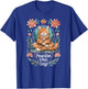 Pawsitive Vibes Only Yoga Poses Kitten Cat Men Women T-Shirt - T-Shirt | Royal
