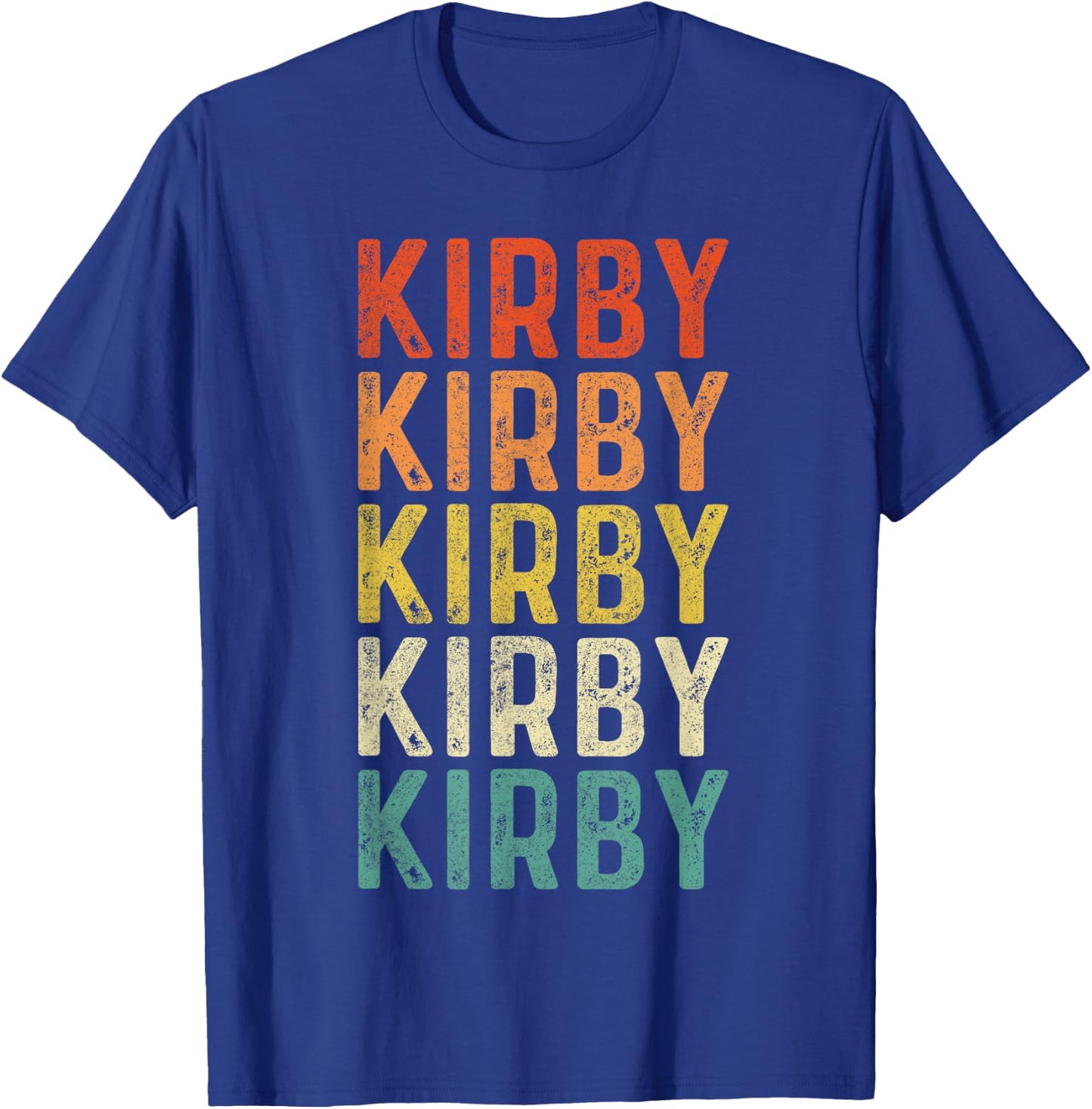 Kirby Vintage Retro T-Shirt - T-Shirt | Royal