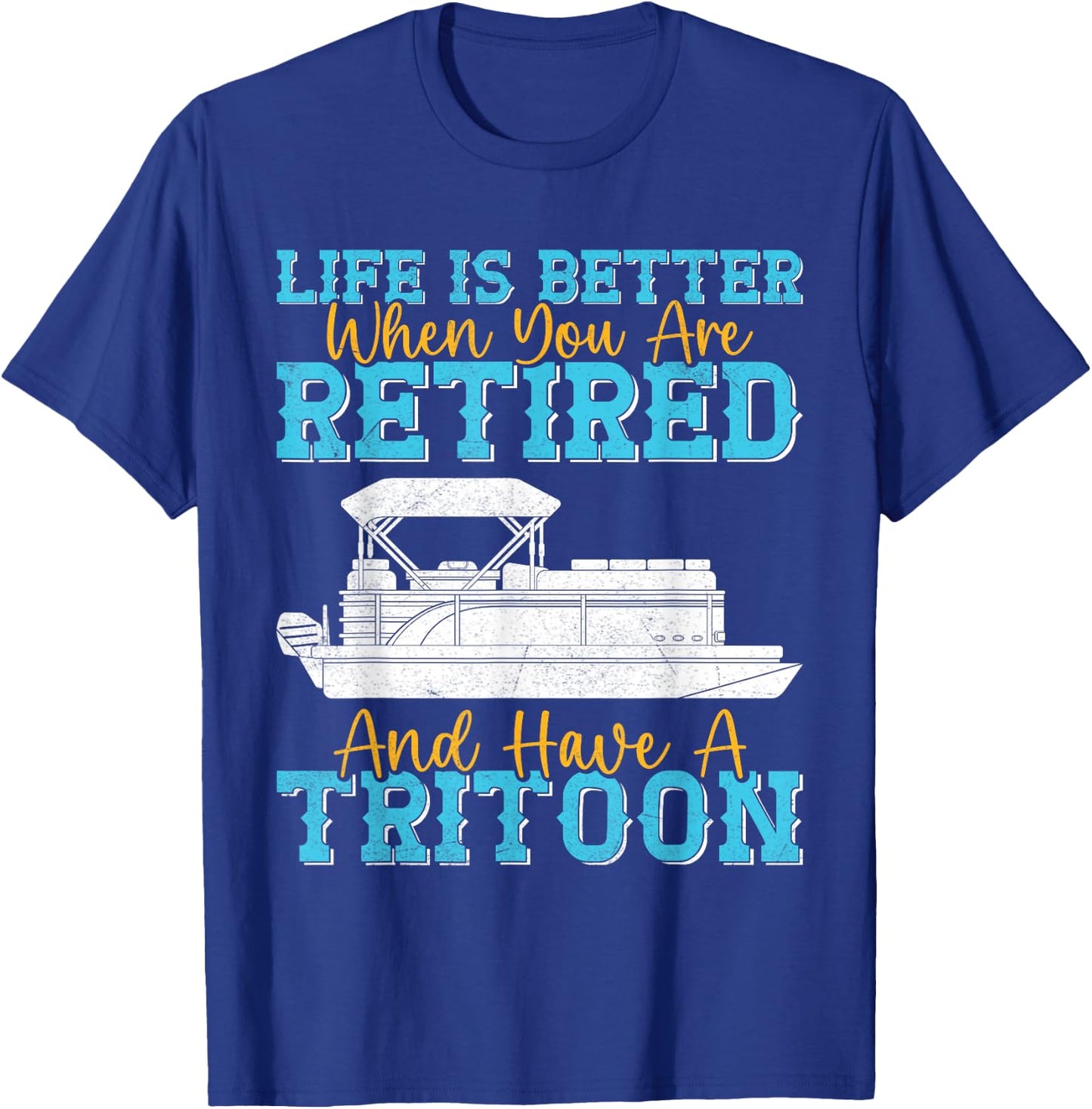Tritoon Boat Accessories T-Shirt - T-Shirt | Royal