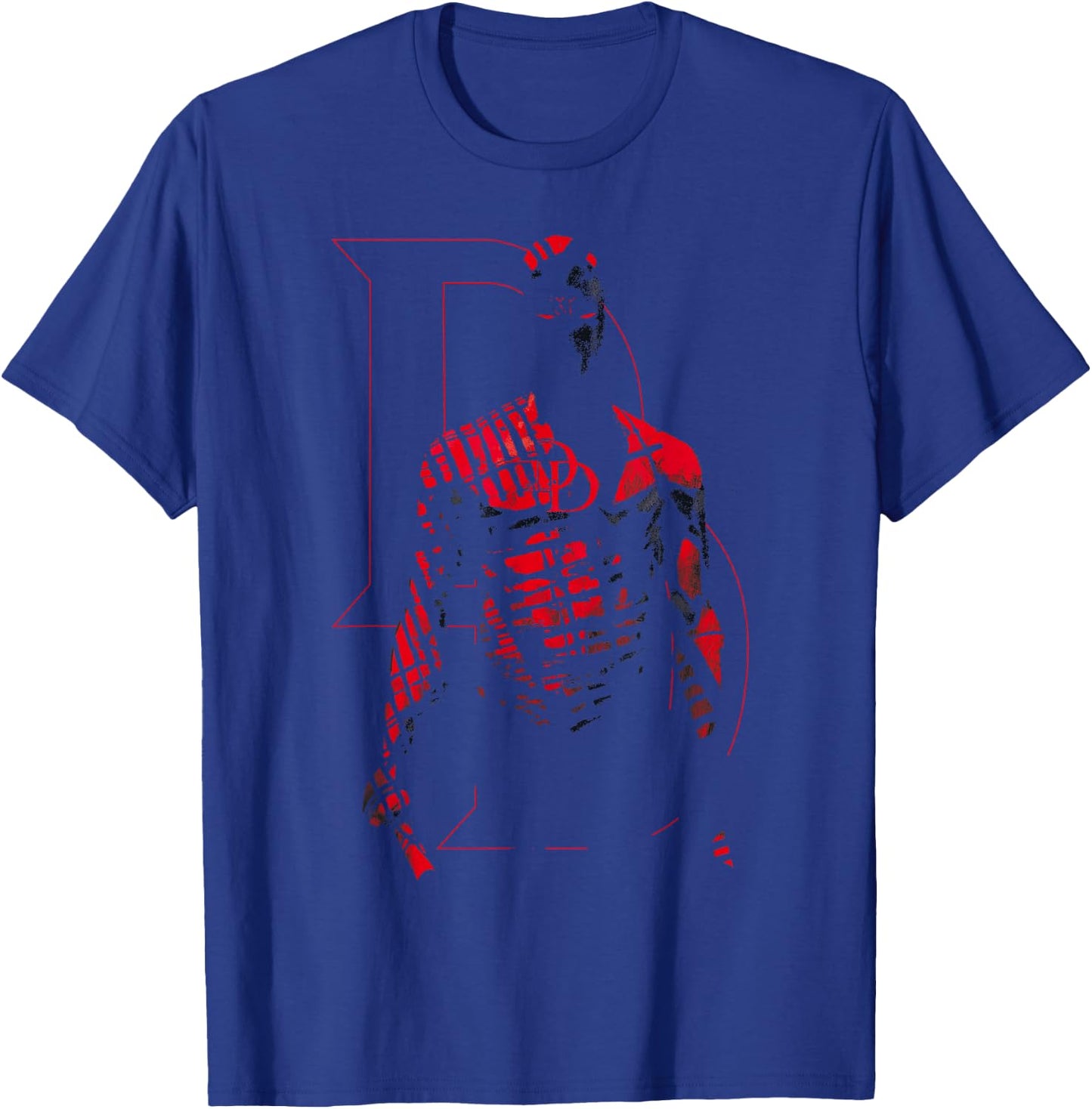 Marvel Comics Retro Daredevil in Red Shadows T-Shirt - T-Shirt | Royal