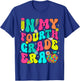 In My Fourth Grade Era Back To School First Day of School T-Shirt - T-Shirt | Royal