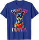 Chiweenie Lover Mama Heart Pop Art Chiweenie Mom T-Shirt - T-Shirt | Royal