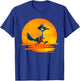 Roadrunner Sunset Fast Bird Running The Roads Sunglasses T-Shirt - T-Shirt | Royal