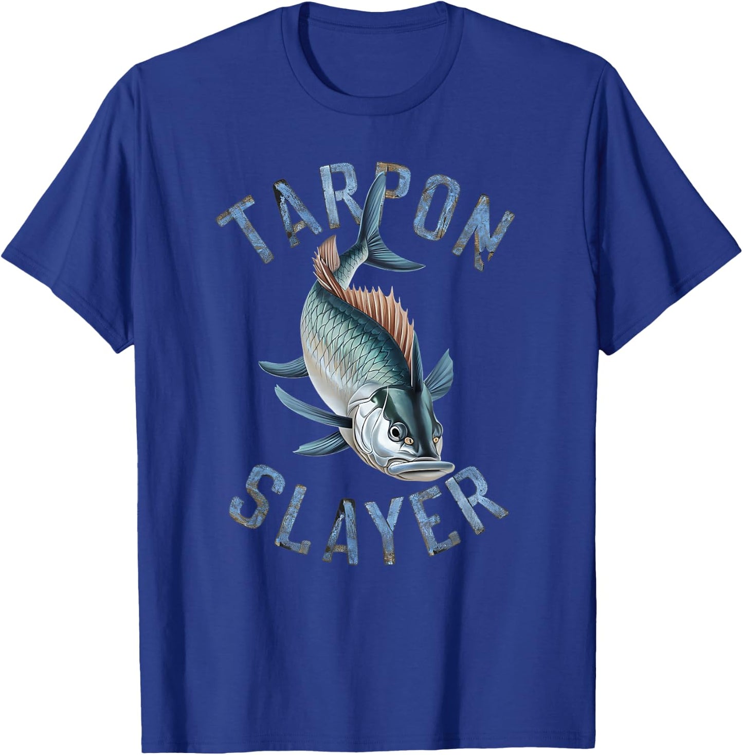 Tarpon Slayer Fishing Gifts for Anglers T-Shirt - T-Shirt | Royal