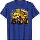 Yellow Monster Truck School Bus Cute School Bus Driver T-Shirt - T-Shirt | Royal