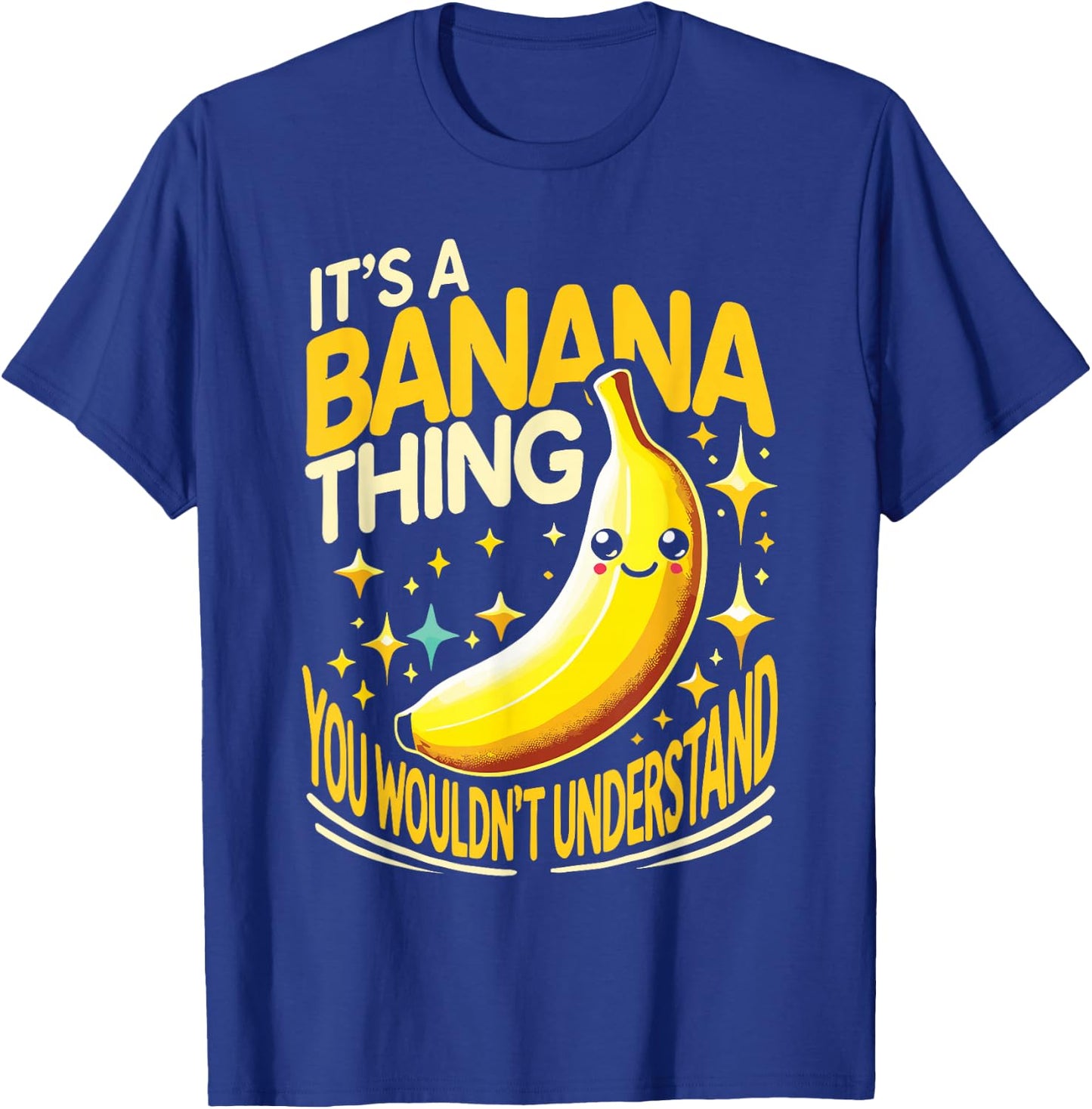 Cute Yellow Banana Apparel It's A Banana Thing Funny Banana Fruit T-Shirt - T-Shirt | Royal