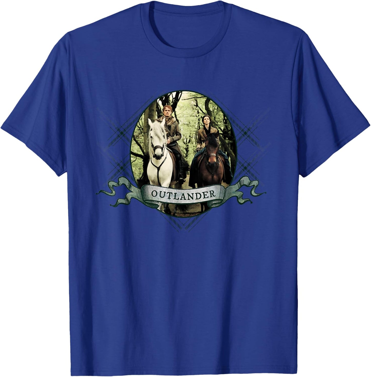 Outlander Banner with Horses T-Shirt - T-Shirt | Royal