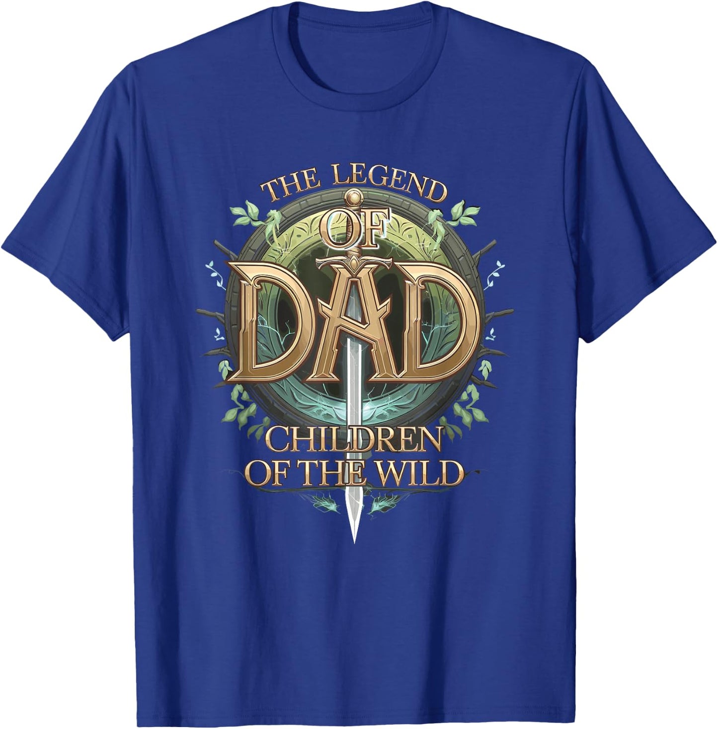 PC Gamer Dad RPG Role Playing Games The Legend Of Dad Children Of The Wild Black Men's T-Shirt - T-Shirt | Royal