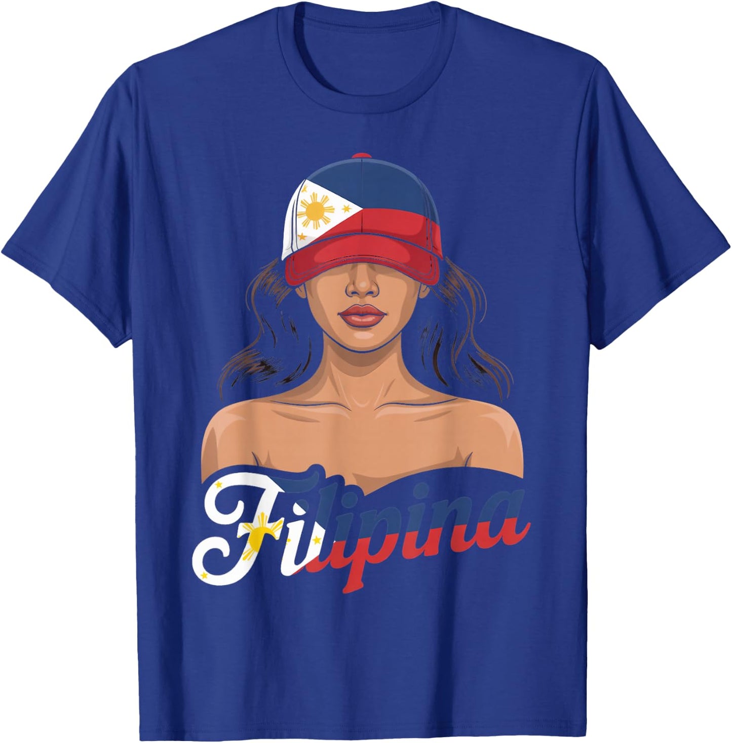 Filipina Girl Pinoy Pinay Filipino Country Philippines T-Shirt - T-Shirt | Royal