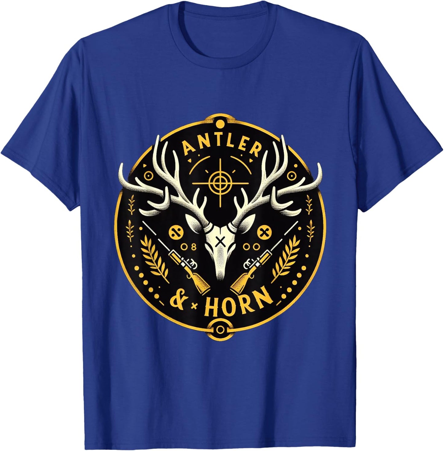 Antler & Horn Logo T-Shirt - T-Shirt | Royal