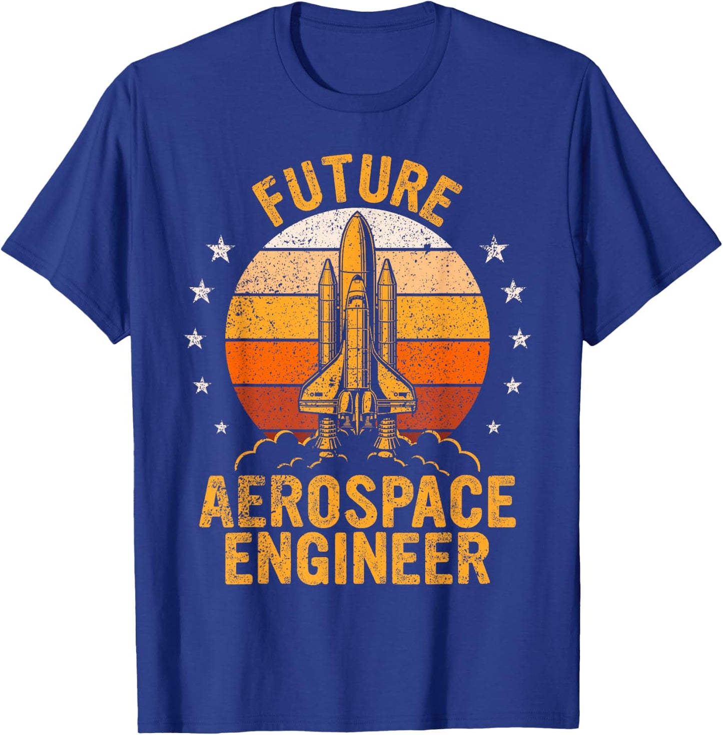 Future Aerospace Engineer Student Kids Aeronautical Engineer T-Shirt - T-Shirt | Royal