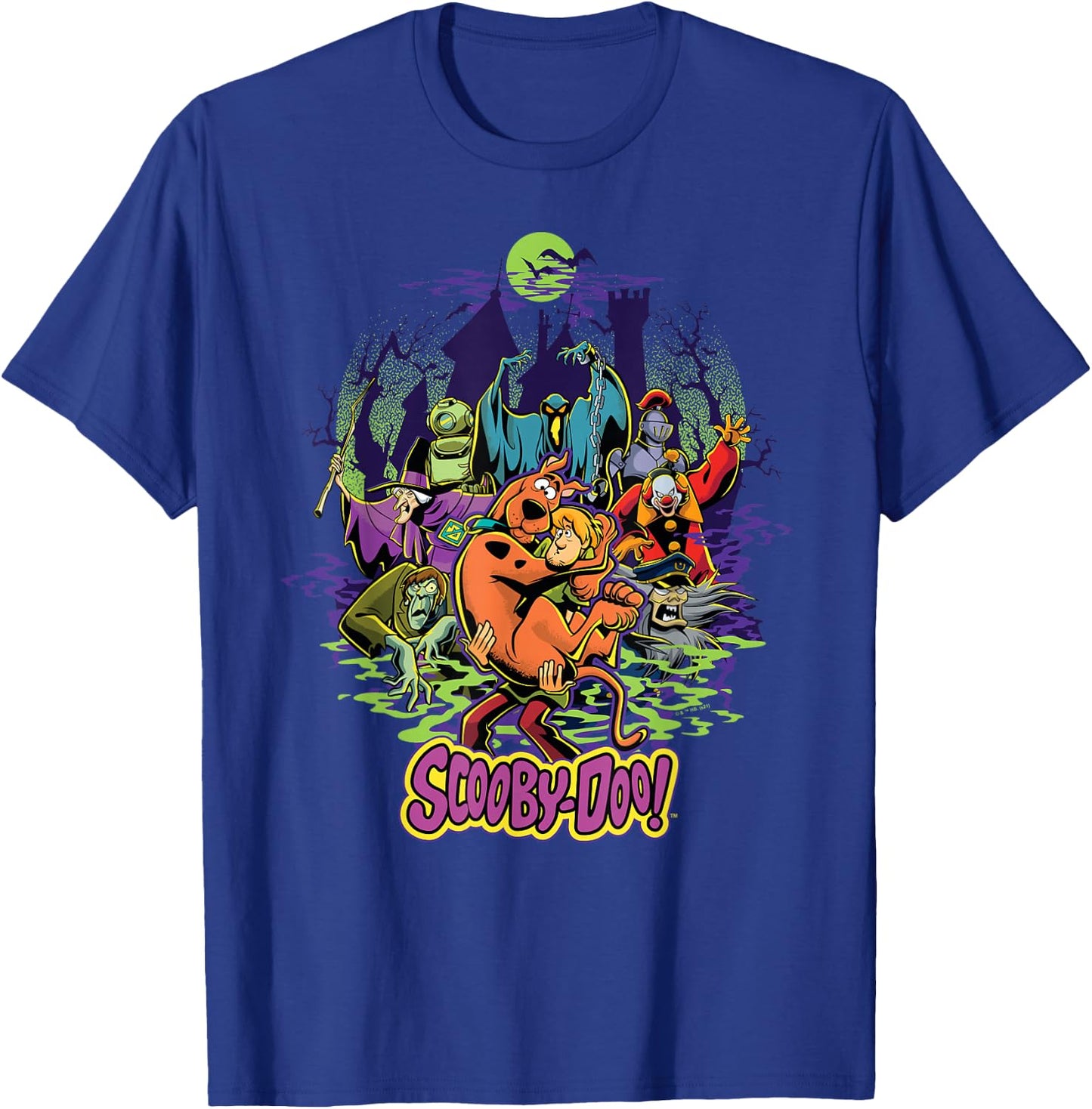 Scooby-Doo and Shaggy Chased by Monsters T-Shirt - T-Shirt | Royal