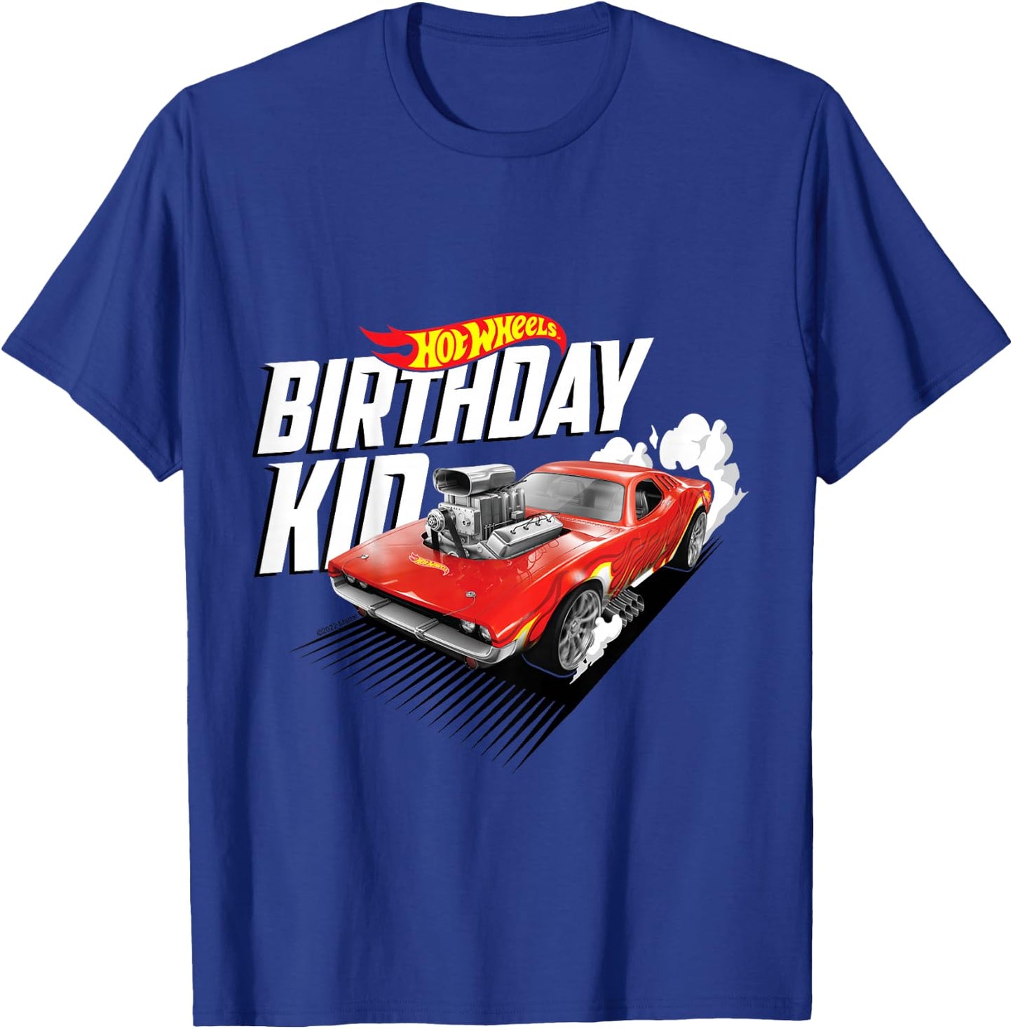 Hot Wheels - Birthday Boy T-Shirt - T-Shirt | Royal