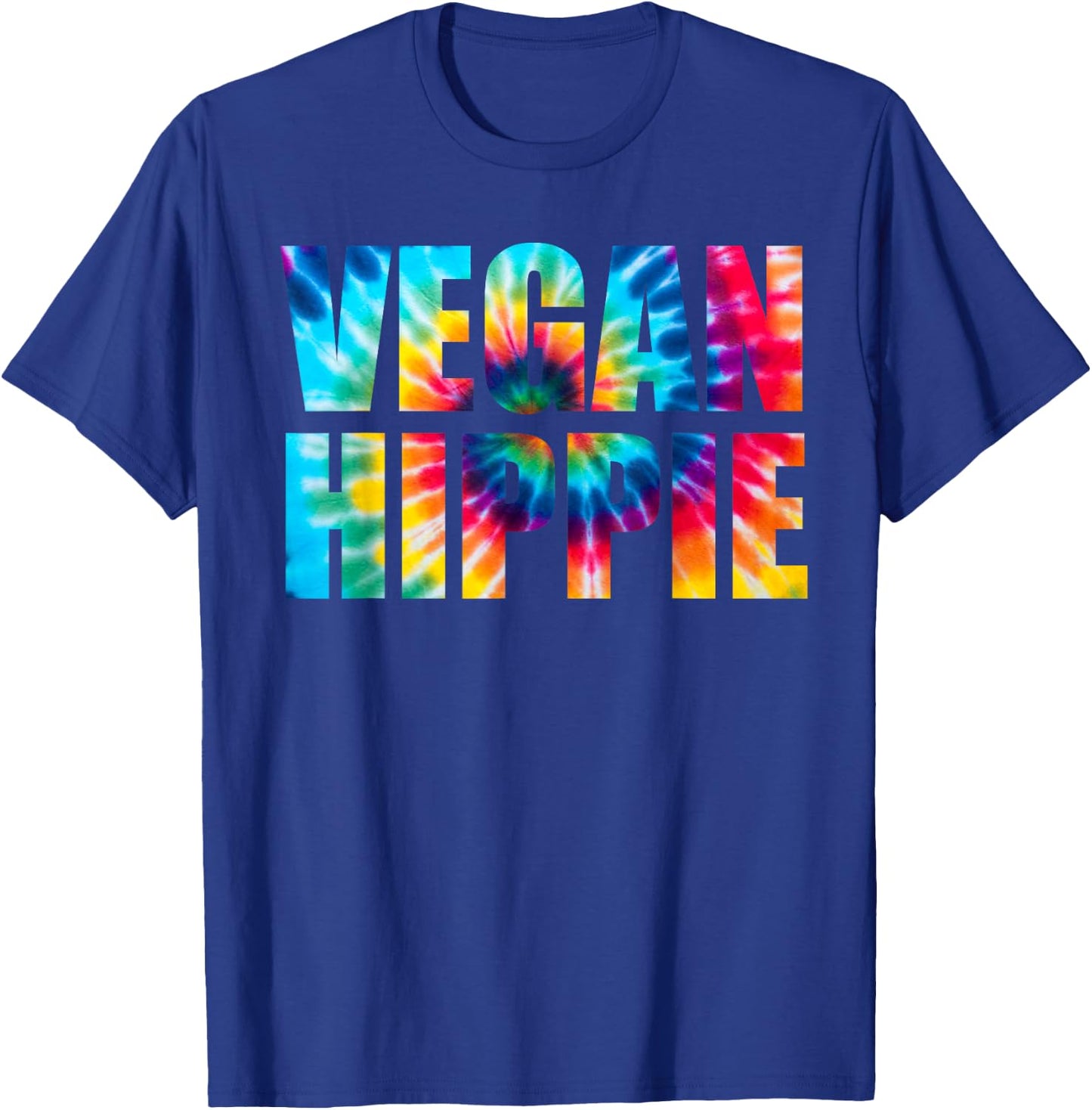 Vegan Hippie TieDye T Shirt T-Shirt - T-Shirt | Royal