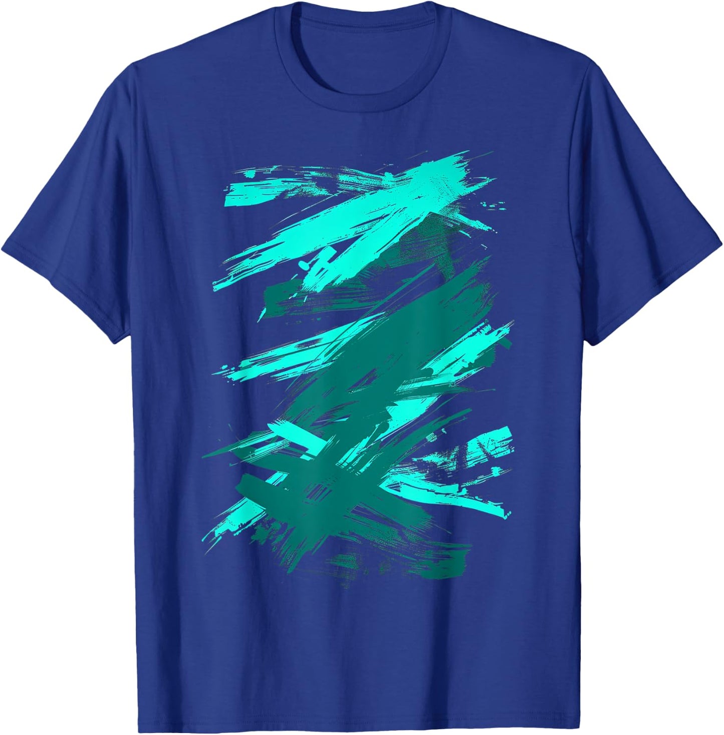 LumaThread -Adults Teal & Black Graphic T-Shirt - T-Shirt | Royal
