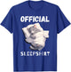 Cute Gray Sleeping Cat Official Sleeping pajamas T-Shirt - T-Shirt | Royal
