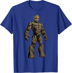 Marvel Guardians of the Galaxy Vol. 3 Groot Hero Pose T-Shirt - T-Shirt | Royal