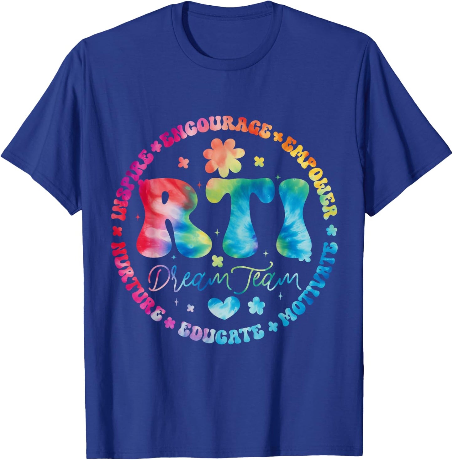 Groovy RTI Dream Team T Response Intervention Squad T-Shirt - T-Shirt | Royal