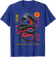 Japanese Dragon Tokyo Japan 80's Asian Mythical Anime Tattoo T-Shirt - T-Shirt | Royal