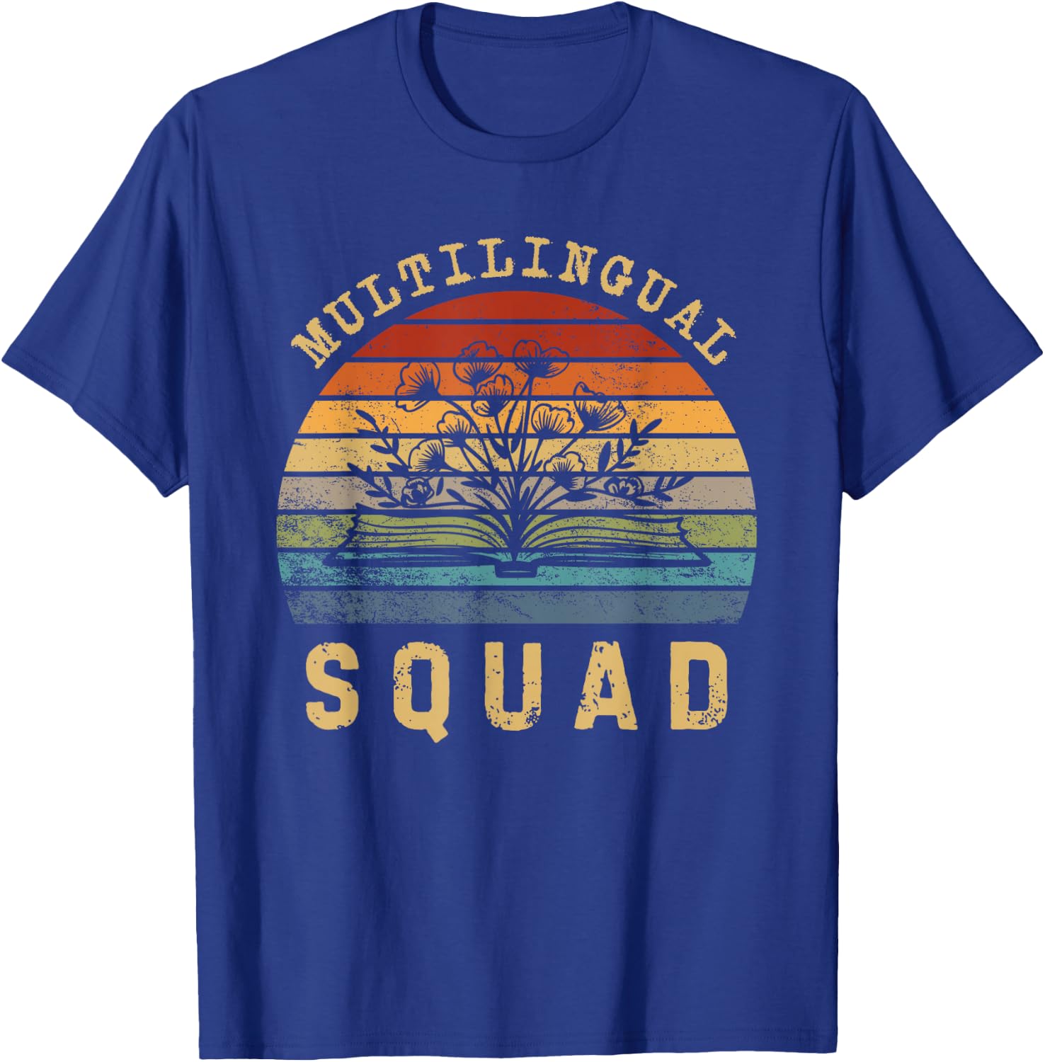Multilingual Squad International Teach Language Literacy Day T-Shirt - T-Shirt | Royal