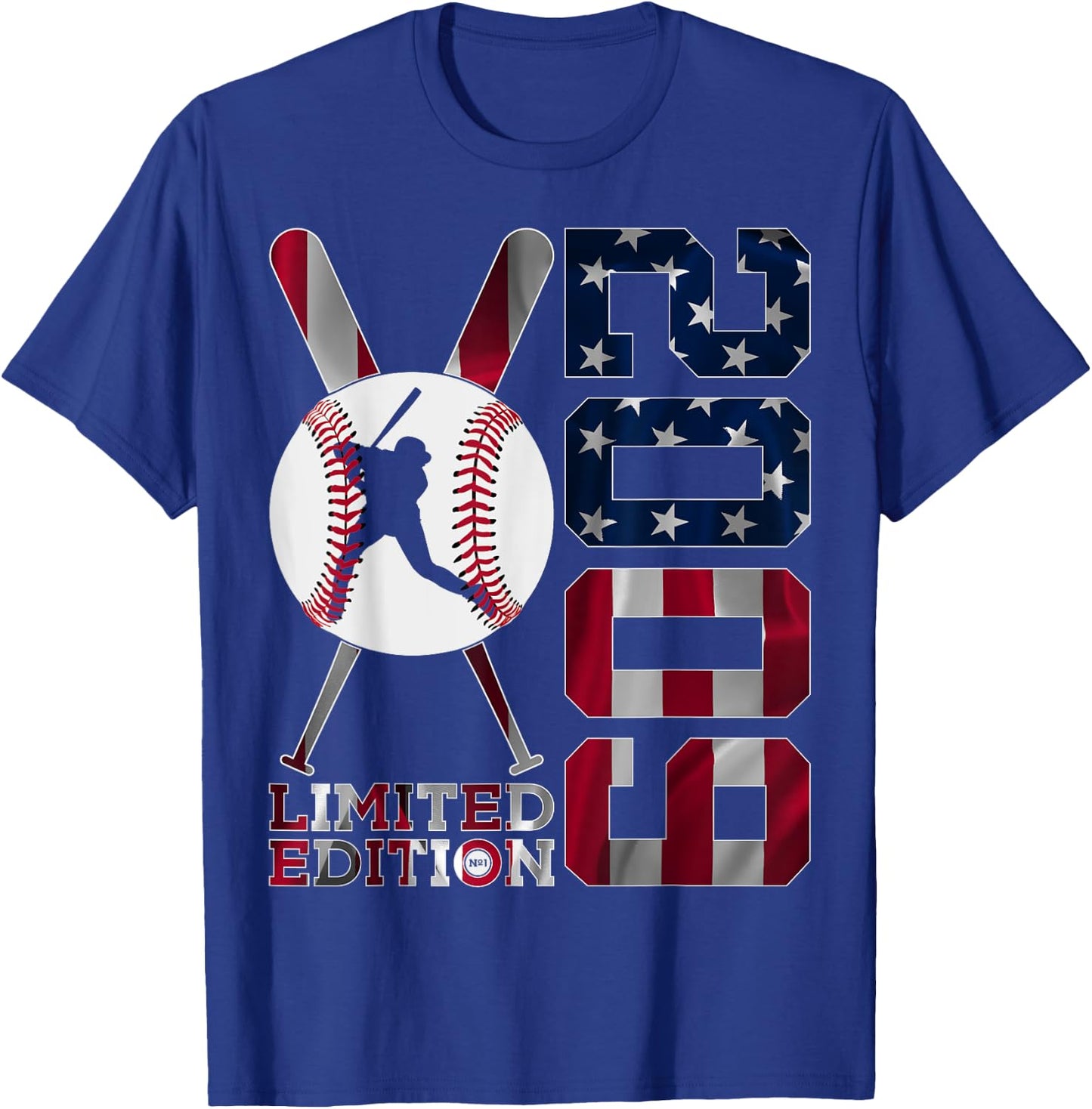 16th BIRTHDAY BASEBALL LIMITED EDITION 2009 T-Shirt - T-Shirt | Royal