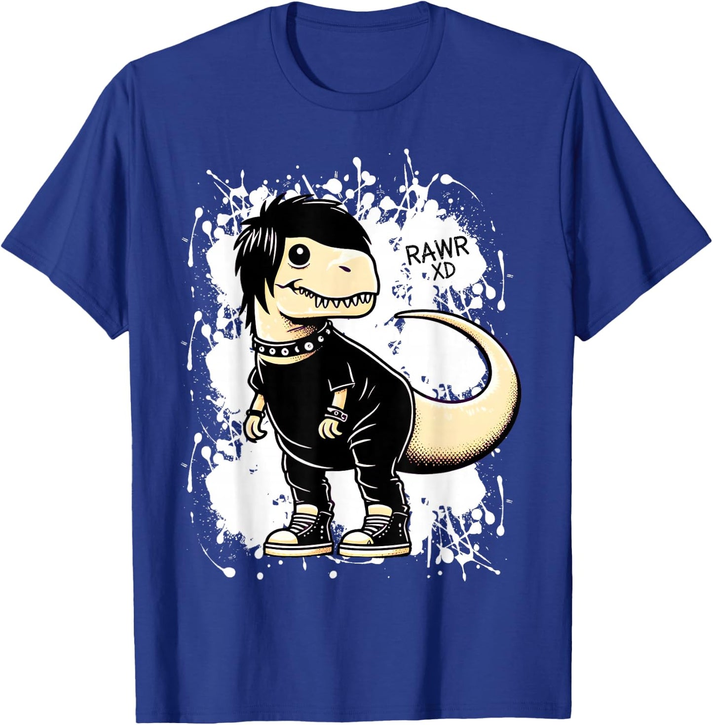 Rawr XD Scene Kid Dinosaur Funny T-Shirt - T-Shirt | Royal