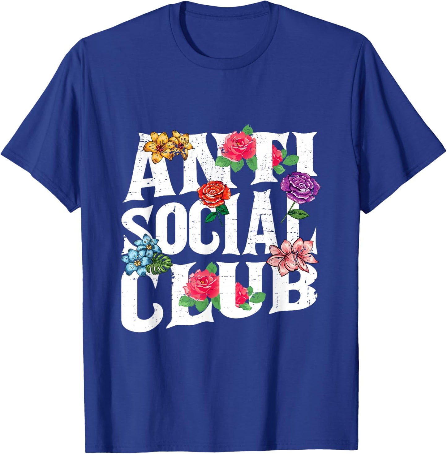 Antisocial Club T-Shirt - T-Shirt | Royal