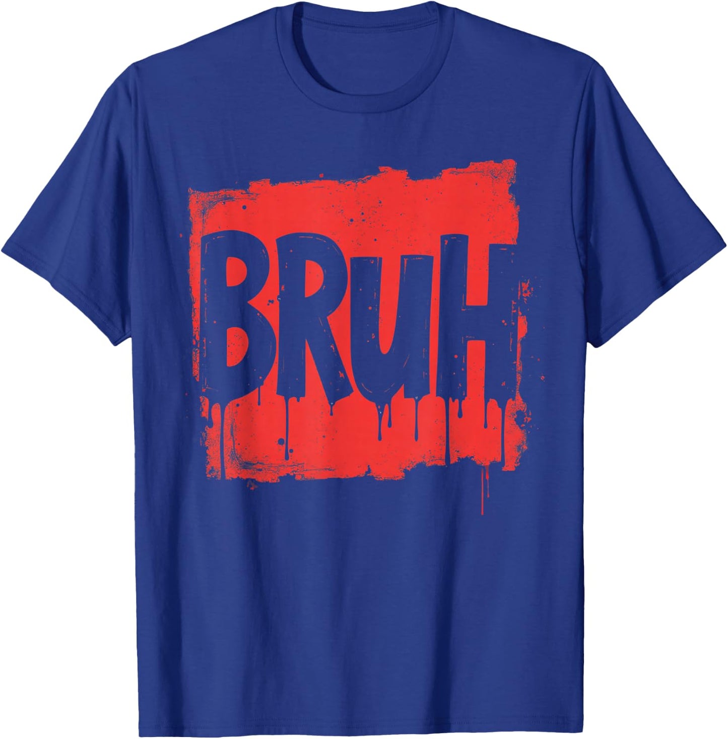 Bruh funny saying meme Bro Boy Girls kids youth teen slang T-Shirt - T-Shirt | Royal