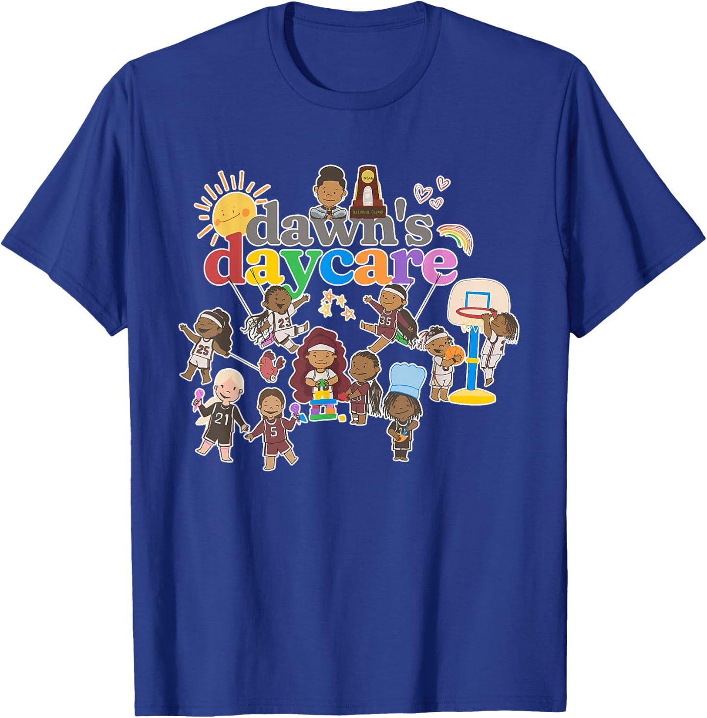 Dawn's Daycare Apparel T-Shirt - T-Shirt | Royal
