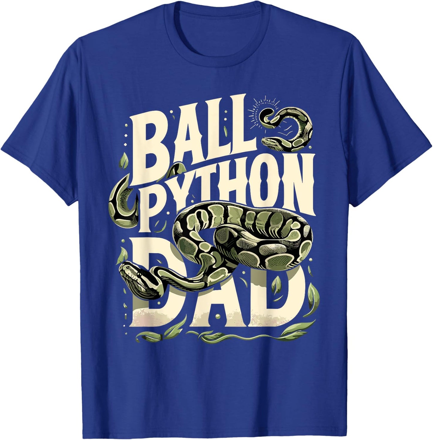 Ball Python Dad Shirt Snake Pet Owner Ball Python T-Shirt - T-Shirt | Royal