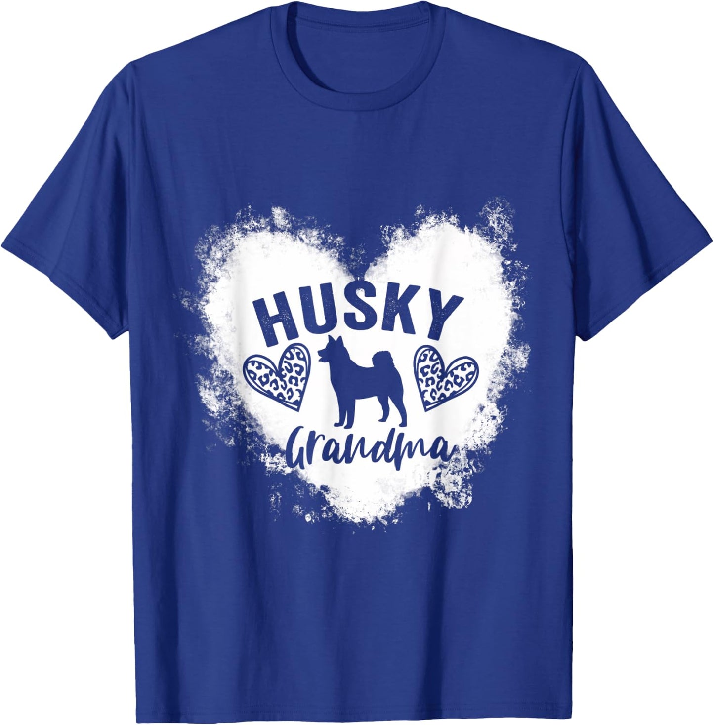 Husky Grandma Husky Nana Husky Dog Lover T-Shirt - T-Shirt | Royal