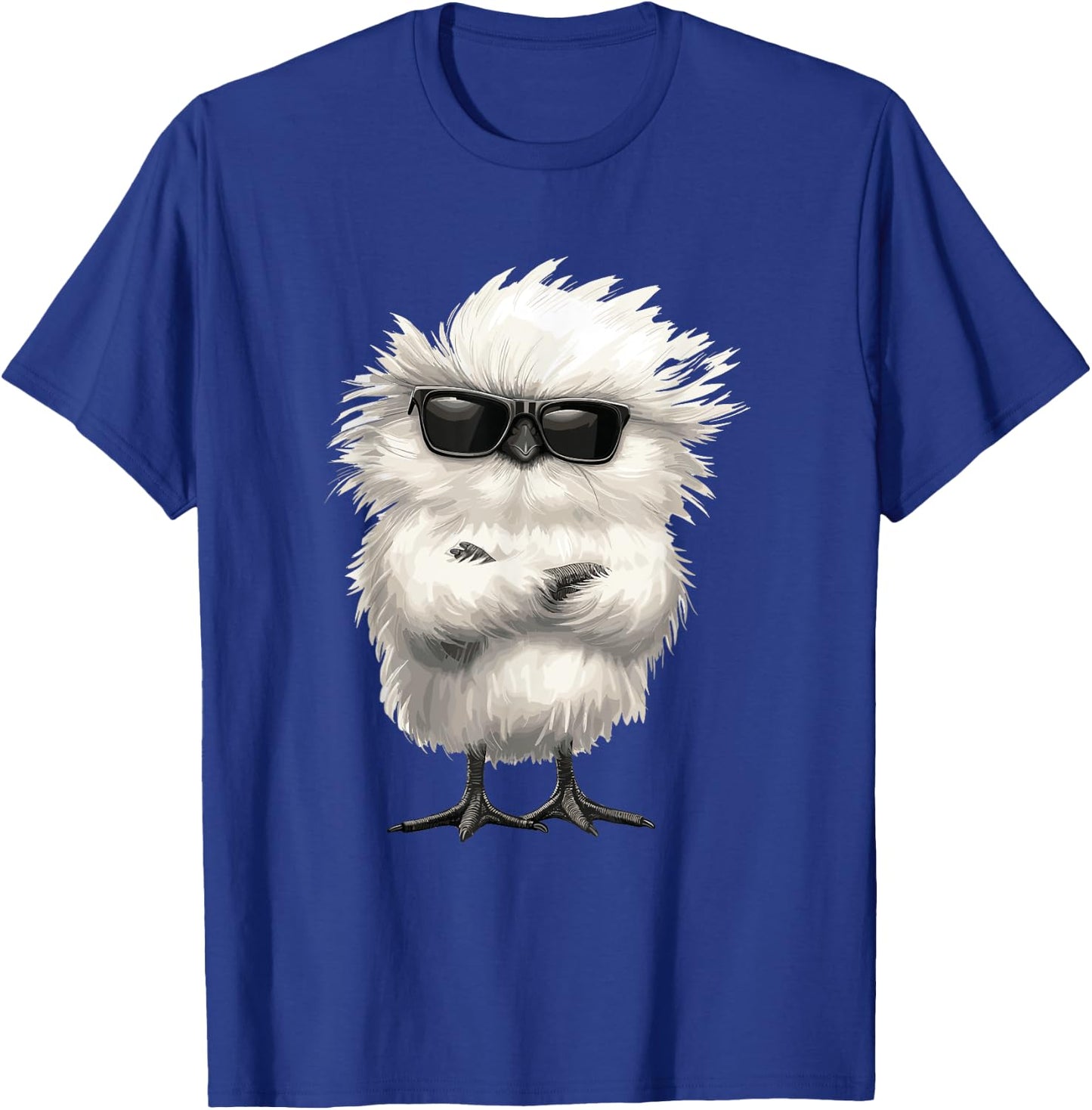 Silky Chicken Stuffed Animal Sunglasses Silkie Chicken T-Shirt - T-Shirt | Royal