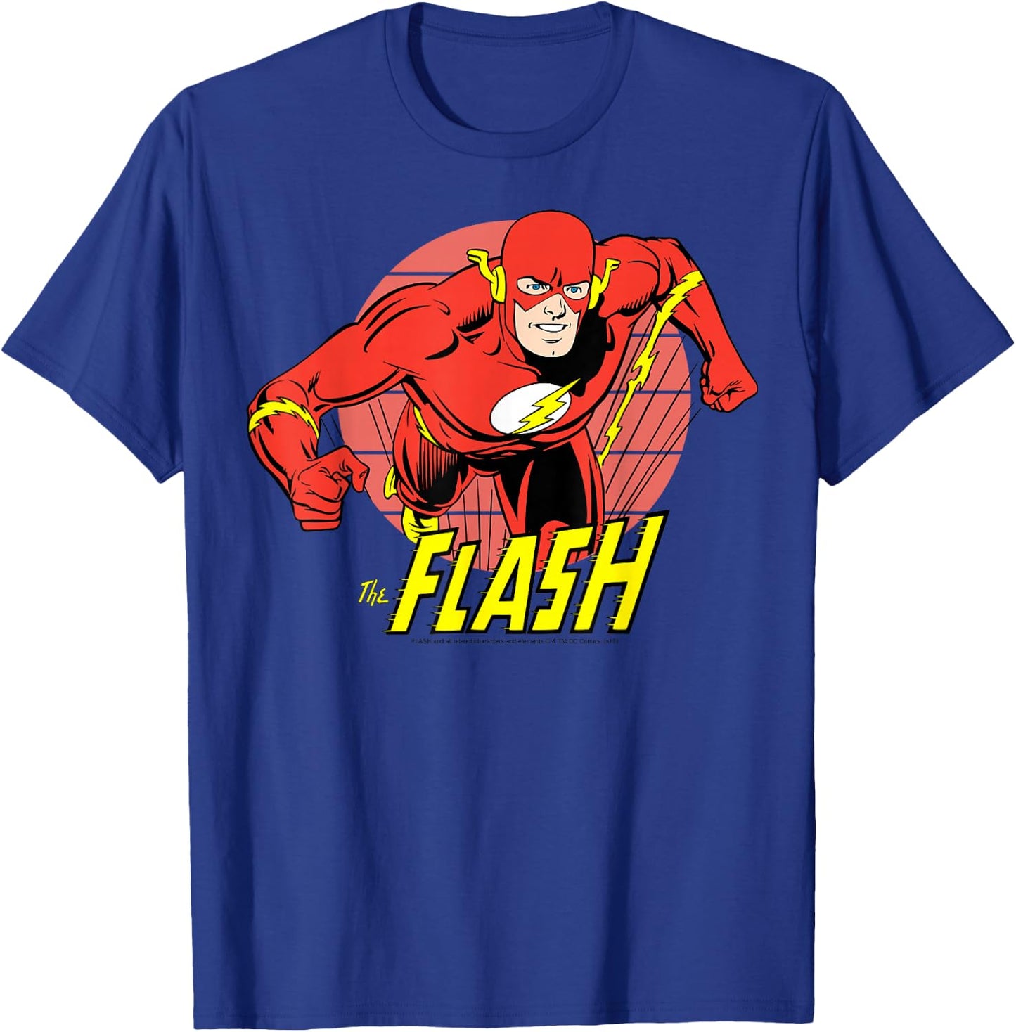 DC Comics The Flash Running Portrait Small T-Shirt - T-Shirt | Royal