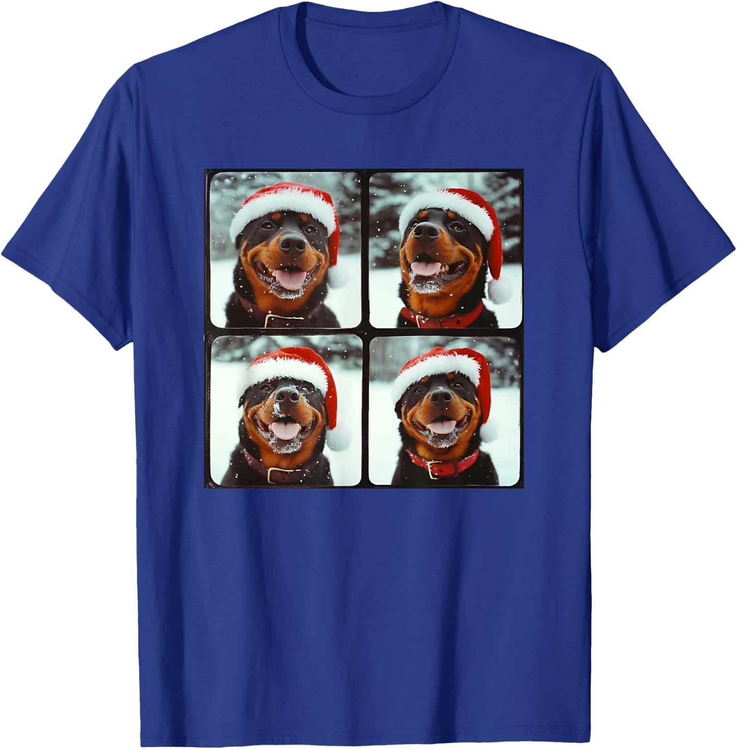Rottie Dog Winter Wonderland Christmas Rottweiler Women Kids T-Shirt - T-Shirt | Royal