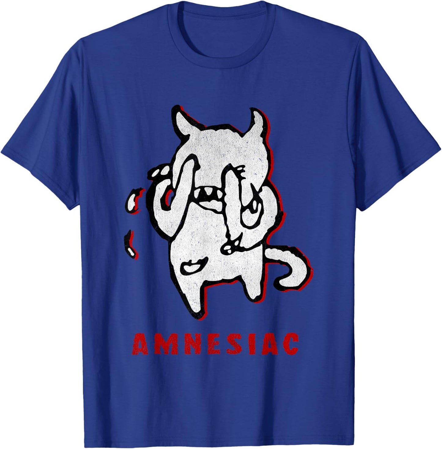 Classic Crying Awesome Music 80s 90s Radio Outfits Amnesiac T-Shirt - T-Shirt | Royal