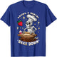 Having A Mental Bake Down Funny Skeleton Baker Halloween T-Shirt - T-Shirt | Royal