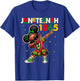 Juneteenth Dabbing Black Girls Queen Melanin Brown Skin Dab T-Shirt - T-Shirt | Royal