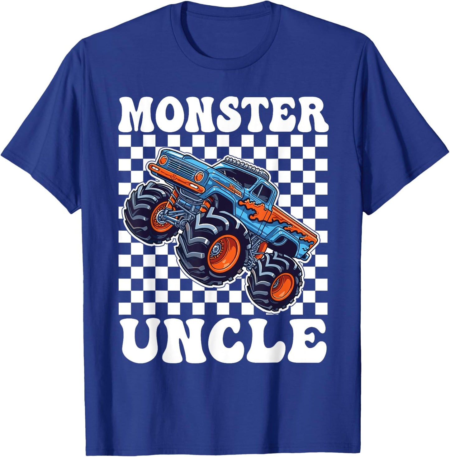 Monster Truck Uncle Monster Truck Are My Jam Truck Lovers T-Shirt - T-Shirt | Royal