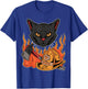 Funny Bombay Cat TUWQXF Cute Cat Lover Designs -Kids, Adults Cat Lovers All Ages Black Cat Funny Fireman T-Shirt - T-Shirt | Royal