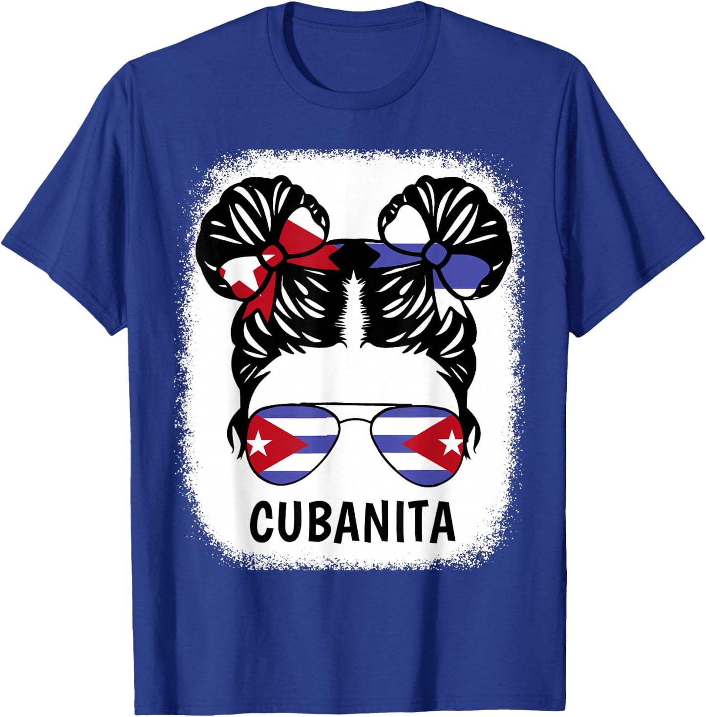 Cubanita Cuban Girl Cuba Flag Kids Women Hispanic Heritage T-Shirt - T-Shirt | Royal