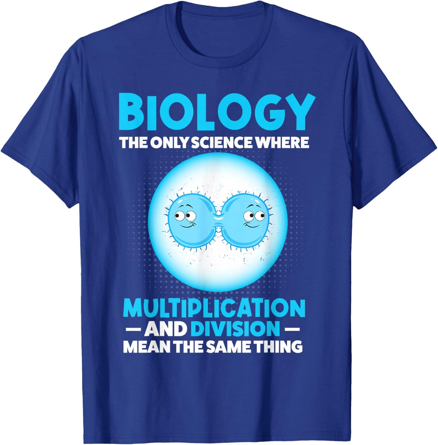 Biology Facts Science Teacher Student Biologist T-Shirt - T-Shirt | Royal