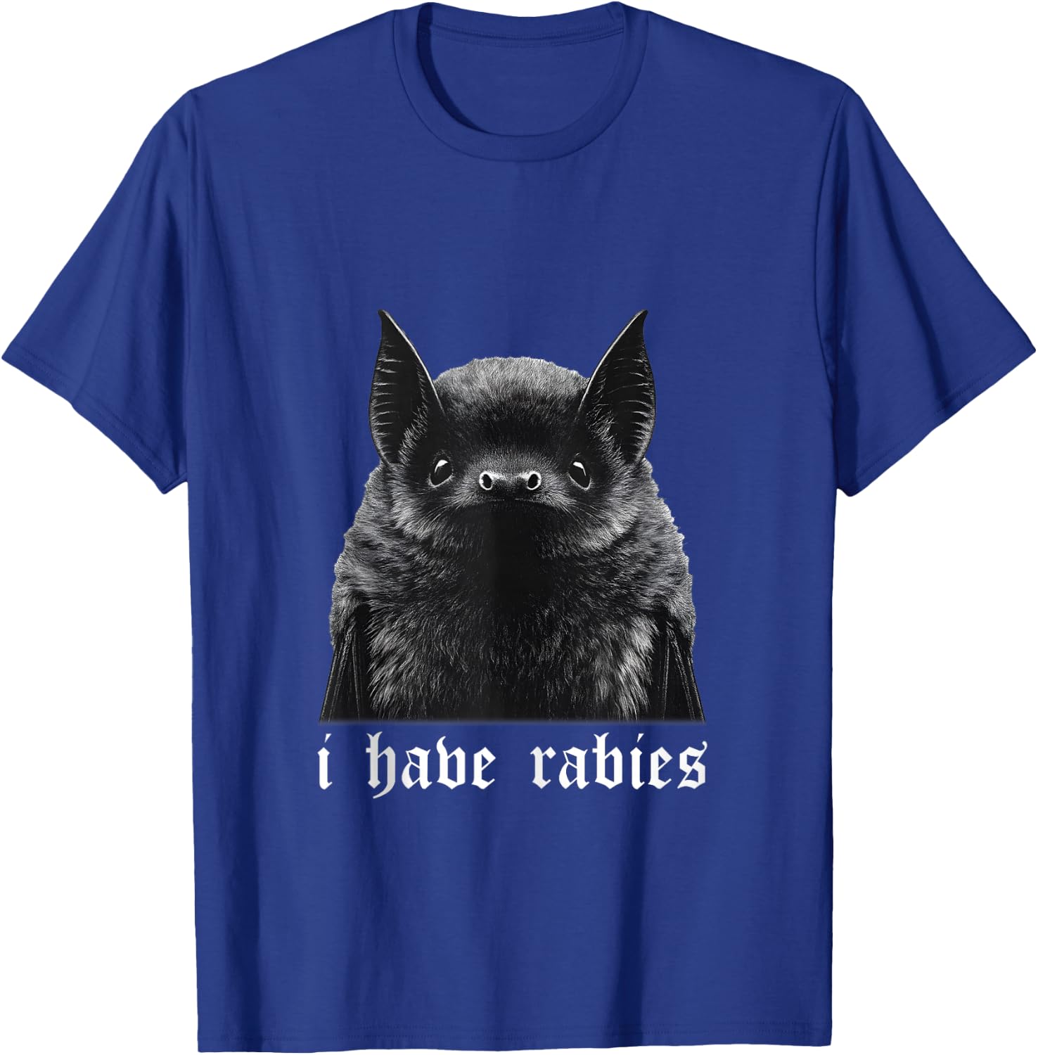 I Have Rabies Bat Vintage T-Shirt - T-Shirt | Royal