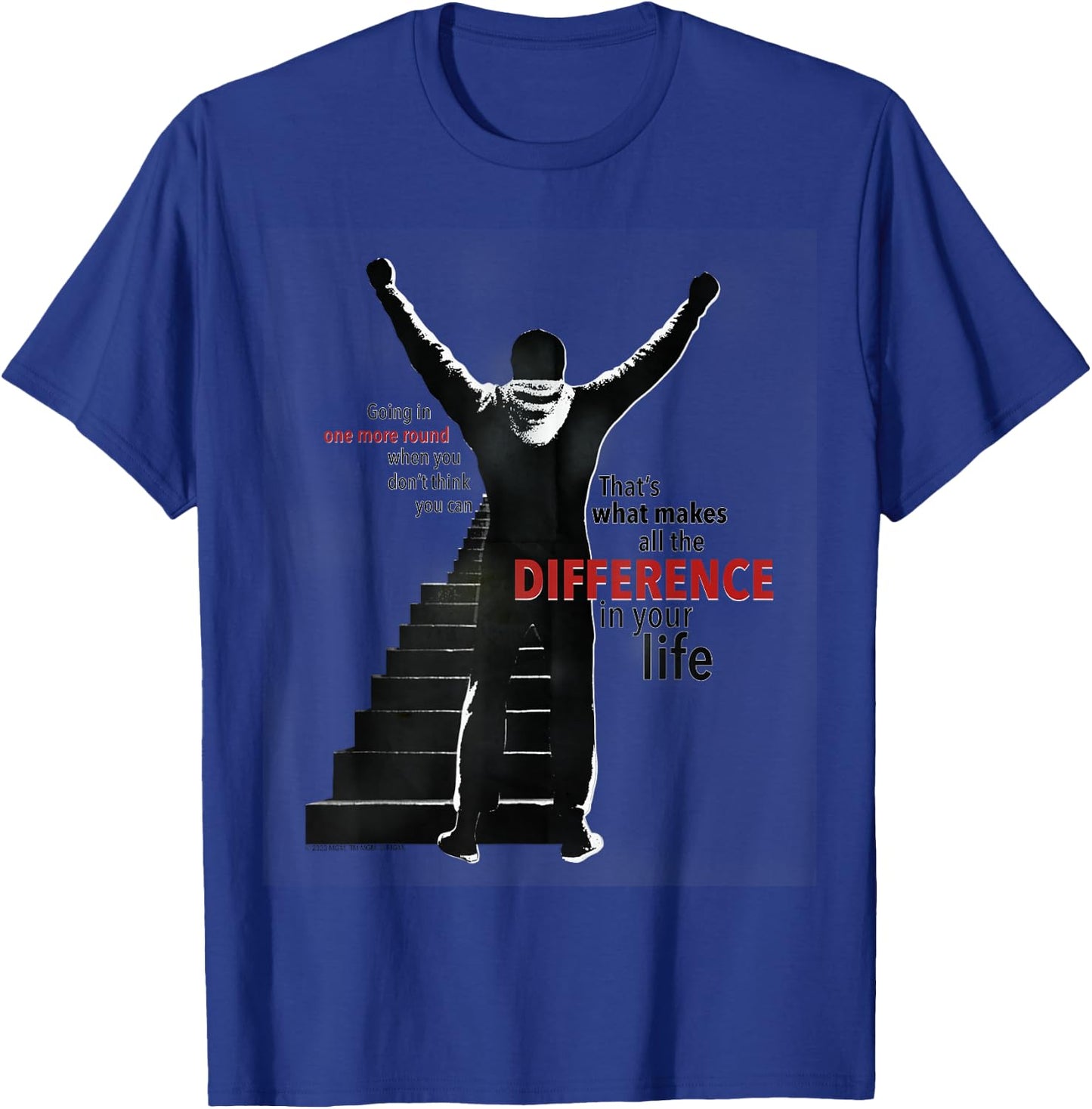Rocky Makes All The Difference T-Shirt - T-Shirt | Royal