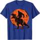 Bigfoot Riding T Rex T-Shirt - T-Shirt | Royal