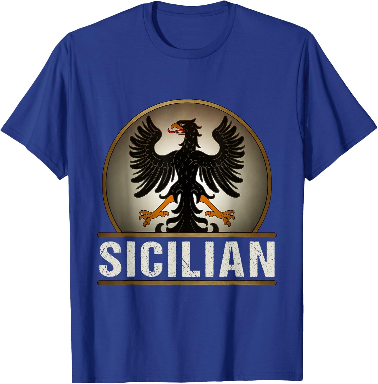 Sicilian Heritage Sicily Heraldry T-Shirt - T-Shirt | Royal