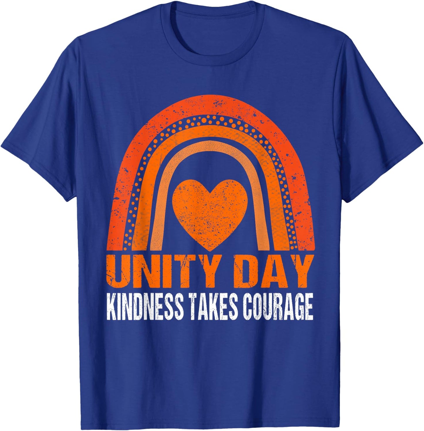 Unity Day Shirt Orange Kindness Takes Courage Unity Day Kids T-Shirt - T-Shirt | Royal
