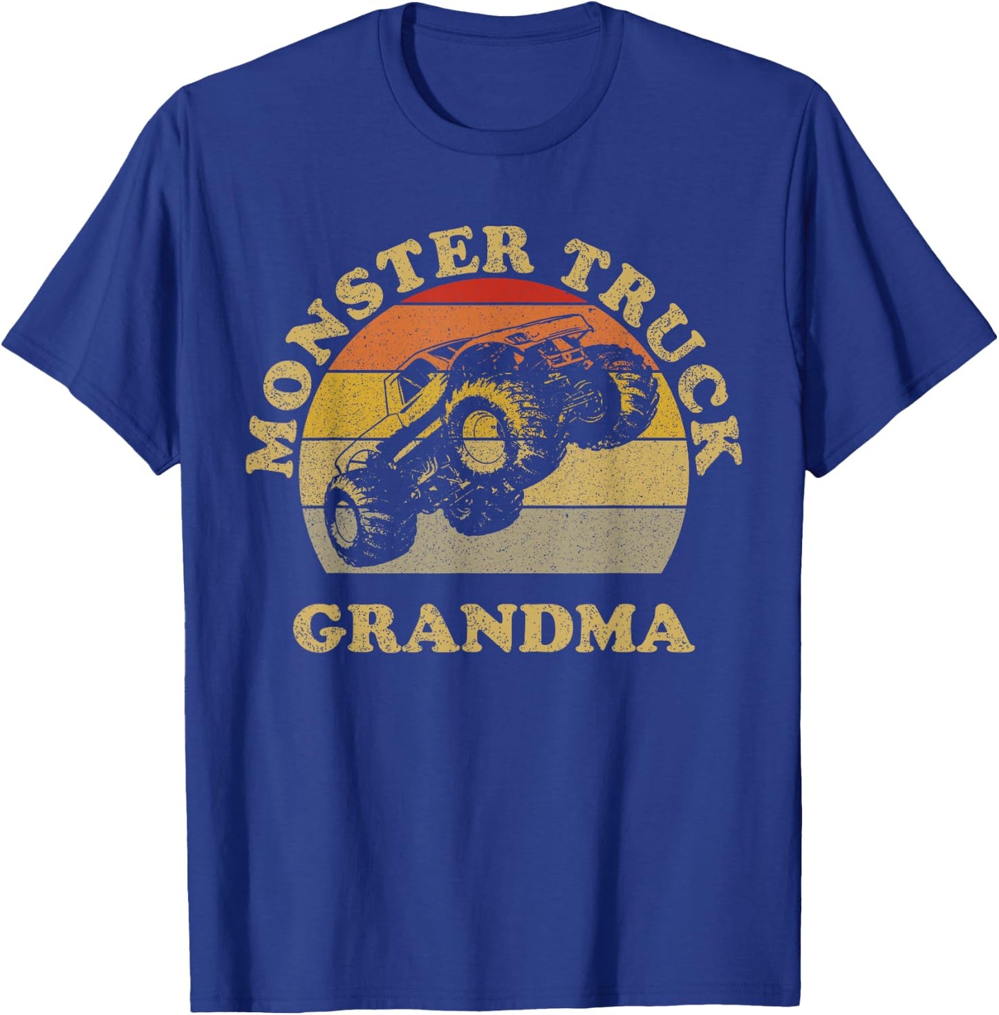 Vintage Monster Truck Shirt Monster Truck Grandma Retro T-Shirt - T-Shirt | Royal